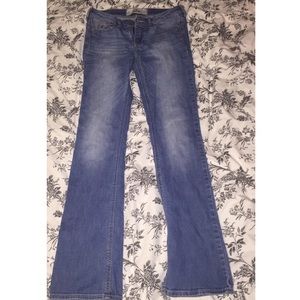 Blue bootcut jean