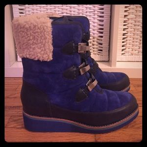 Blue Cole Haan Nike Air winter boots
