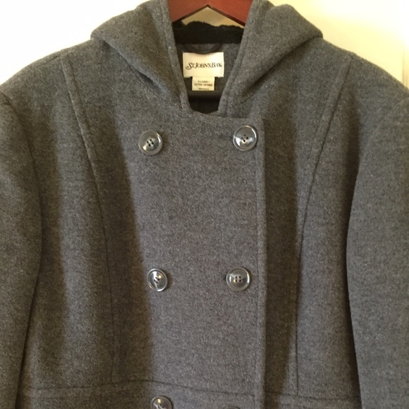 St. John's Bay Wool-Blend Pea Coat