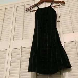 Brandy grid dress