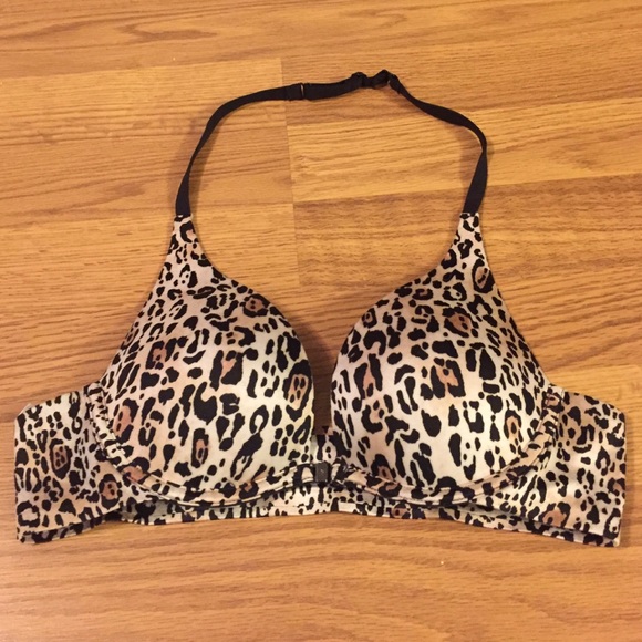 NWOT Halter Cheetah Print Bra