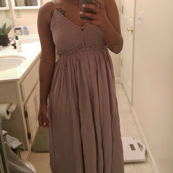 Crotchet Maxi Dress