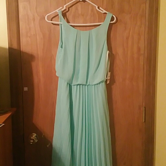 Mint maxi dress