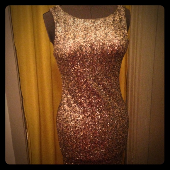Zara sequin cocktail dress