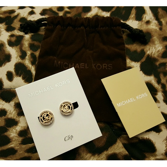 Michael Kors Gold clip earrings New