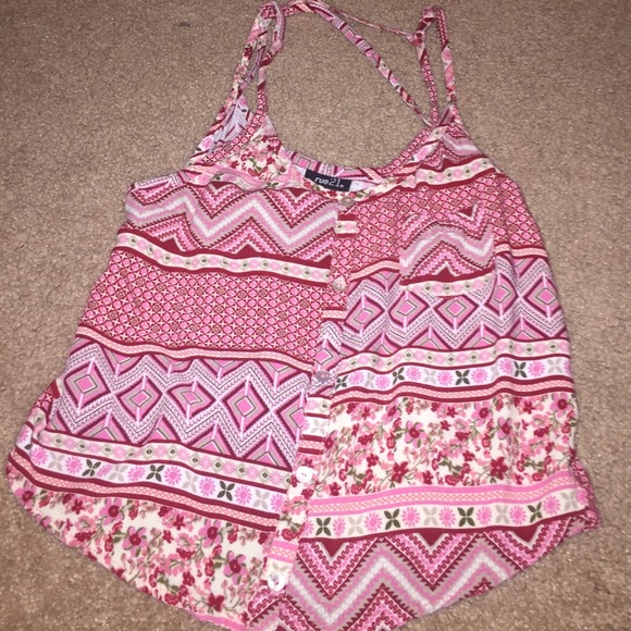 Pink tank top