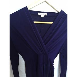 Forever 21 Deep Plum Wrap Dress