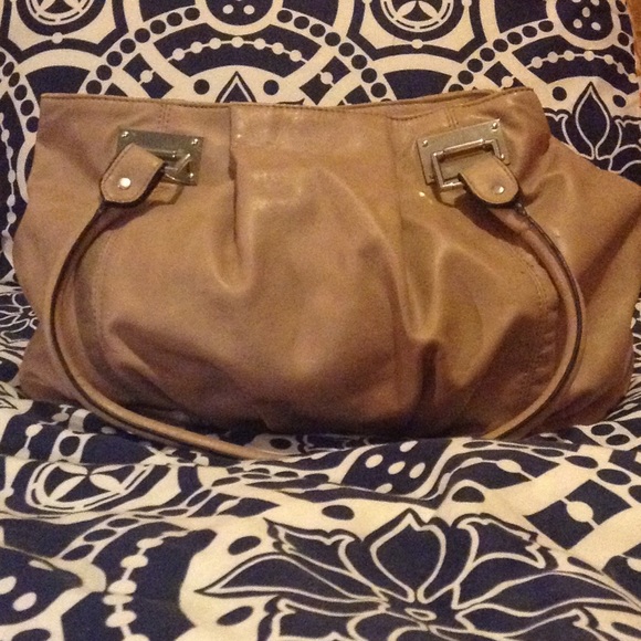 A leather bag