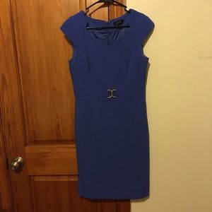 Blue Tahari work dress