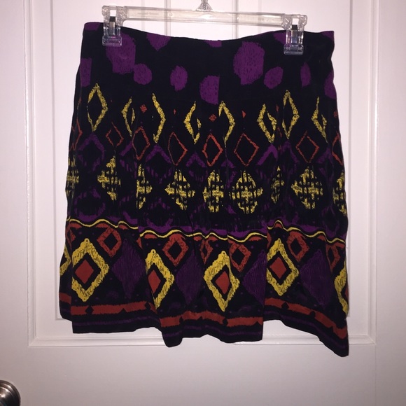 Tribal print skirt