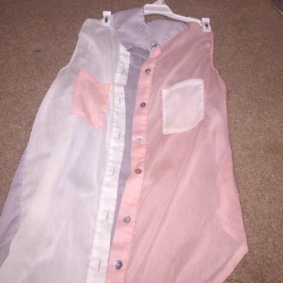 Sheer tank top