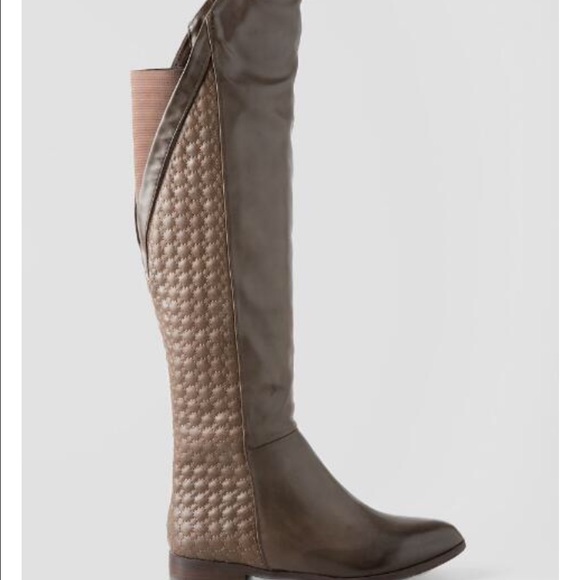 Francesca's Collections Shoes - Beautiful quilted over the knee boot!