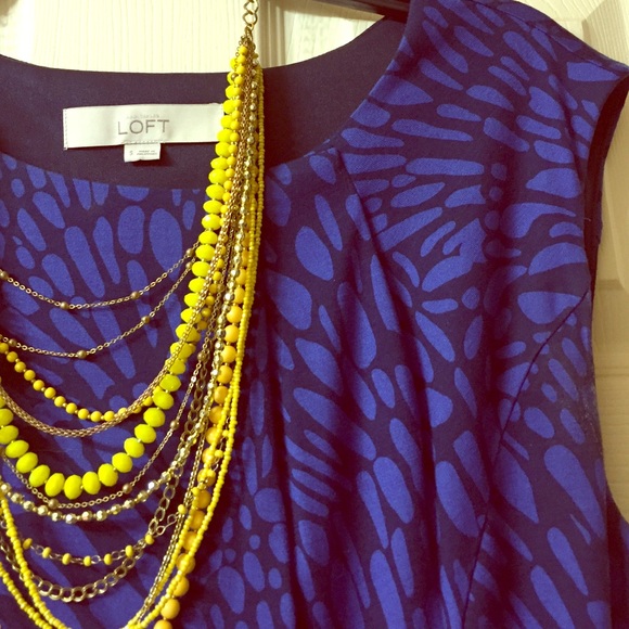 Blue shift dress