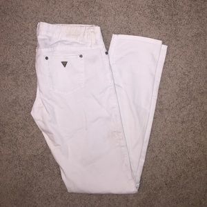 Guess white jeans