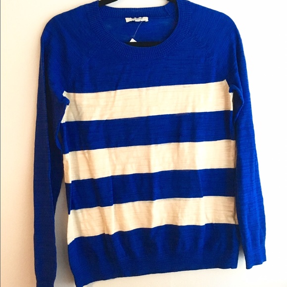 NWT Madewell Striped Sweater - Picture 1 of 2