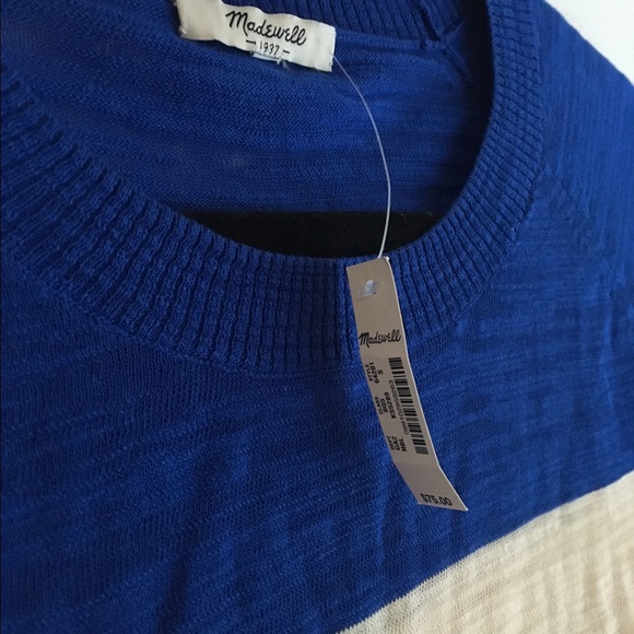 NWT Madewell Striped Sweater - Picture 2 of 2