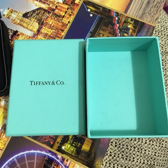 Tiffany & co box &  black jewelry case 100% auth!