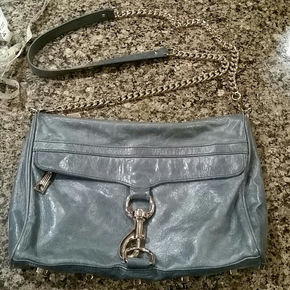 Rebecca Minkoff blue Mac crossbody
