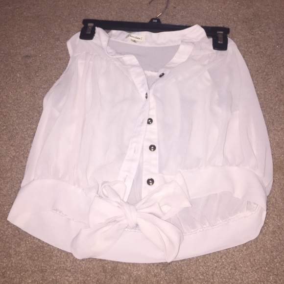 Cream colored Crop top