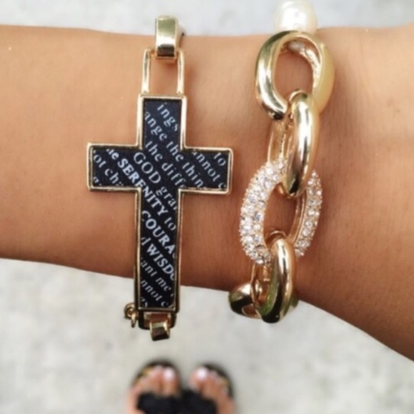 The Third Day Jewelry - Serenity Black And Gold Cross The Third Day Jewelry - Serenity Black And Gold Cross