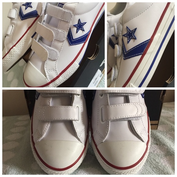 NEW CONVERSE STAR PLYR 3V OX SIZE 5 JUNIOR - Picture 2 of 4