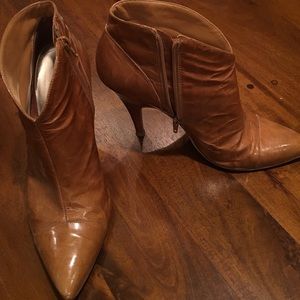 BCBGirls tan booties