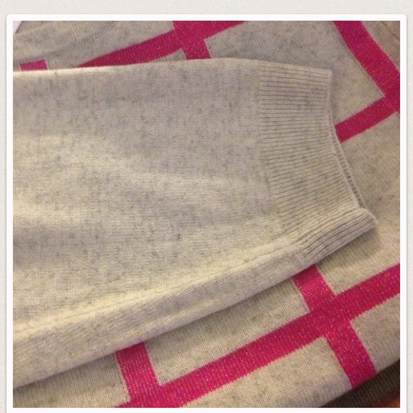 J.Crew Factory window pane shimmer sweater - Picture 3 of 4