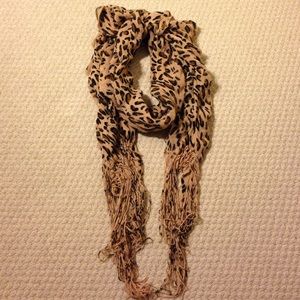 Leopard scarf