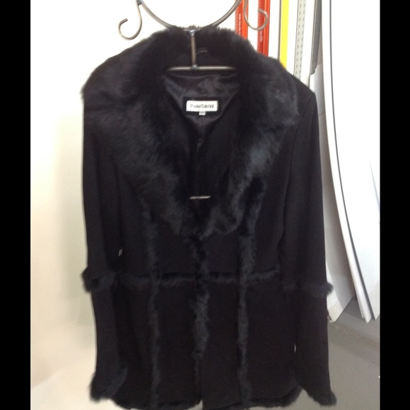 Paolo Santini Suede and fur Coat