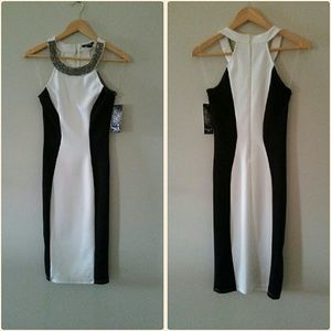 Sequin Hearts "Mid-Calf" Cocktail Dress