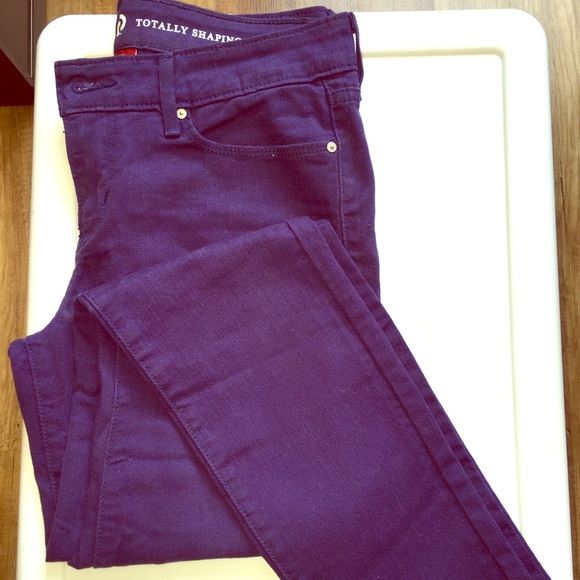deep purple jeans