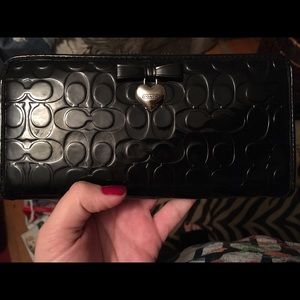 Authentic coach wallet