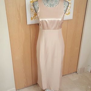 Classy Nude Colored Party Dress Size 6