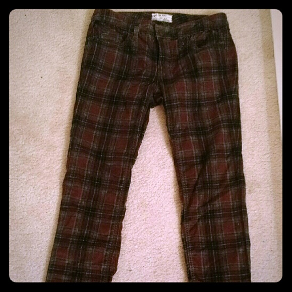 Free People printed skinny cords