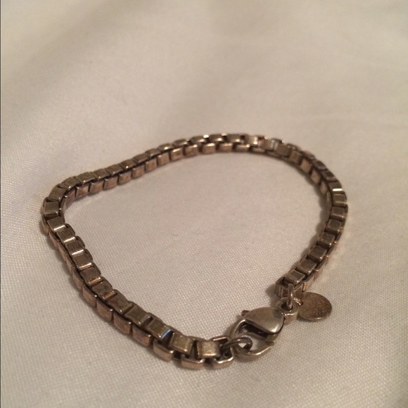 Authentic Tiffany & Co. Silver Box Bracelet.