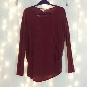 Red long sleeve t-shirt