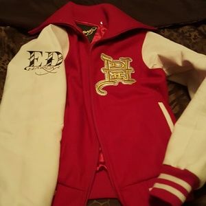Ed hardy jacket red coat