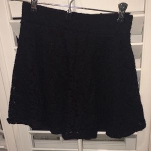 black skirt