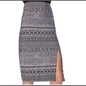 NWT BCBGeneration Tribal Print Skirt