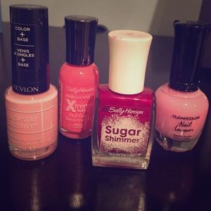 💅🏻Pinky/coral Nail polish bundle💅🏻