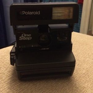 vintage Polaroid camera