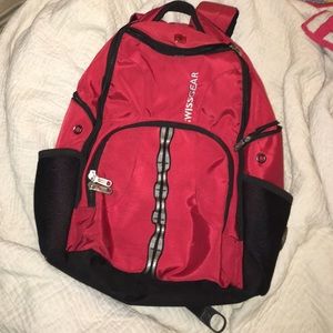 Like New Red Swiss Gear Back Pack