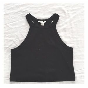 Forever21 Black Cropped Tank