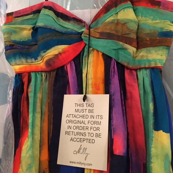 Milly Twist strapless dress NWT PRICE FIRM - Picture 4 of 4