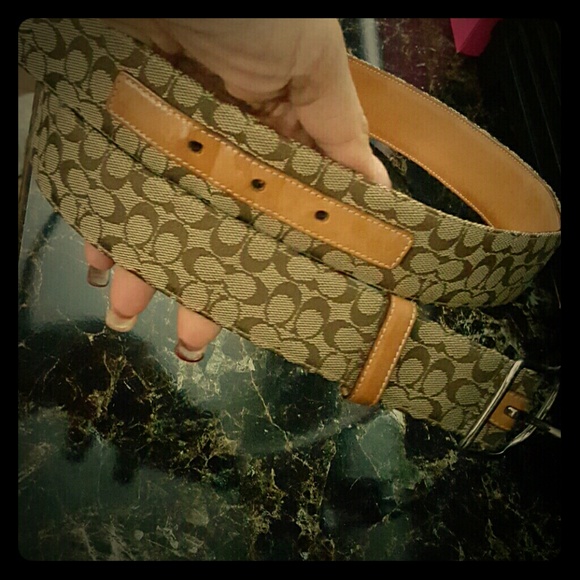 Coach belt