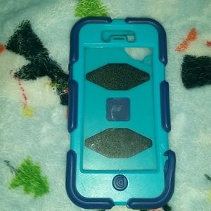 2 tone blue protective iphone 5 case