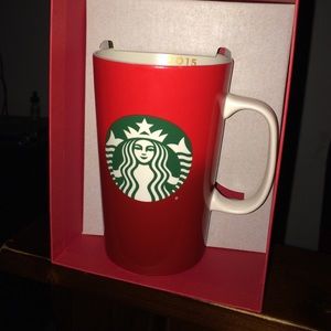 Red starbucks coffee cup
