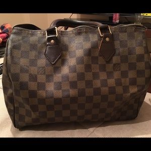 Louis Vuitton Damier Ebene Speedy 25 Bag