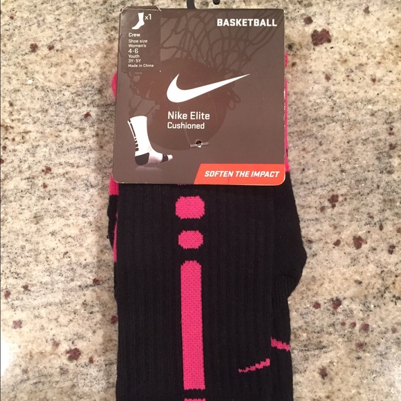 Nike  Elite Cushioned Black with BC Logo. - Picture 2 of 4