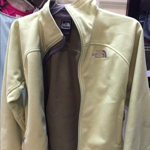 Lightweight green North Face jacket